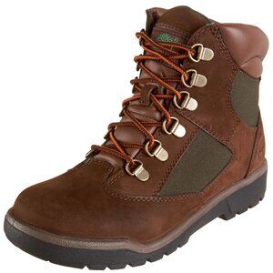 Timberland Junior 6-Inch Field Boot, Brown, 6.5 Medium
